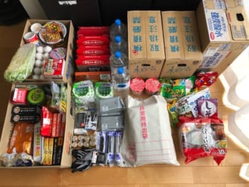 台風の対策　食料